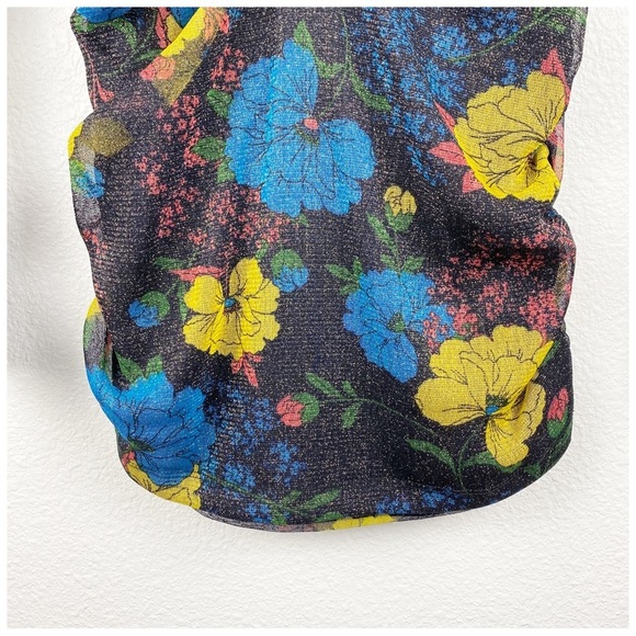 Urban‎ Outfitters Heather Fitted Lurex Shirt Dress Size Medium - Picture 7 of 13